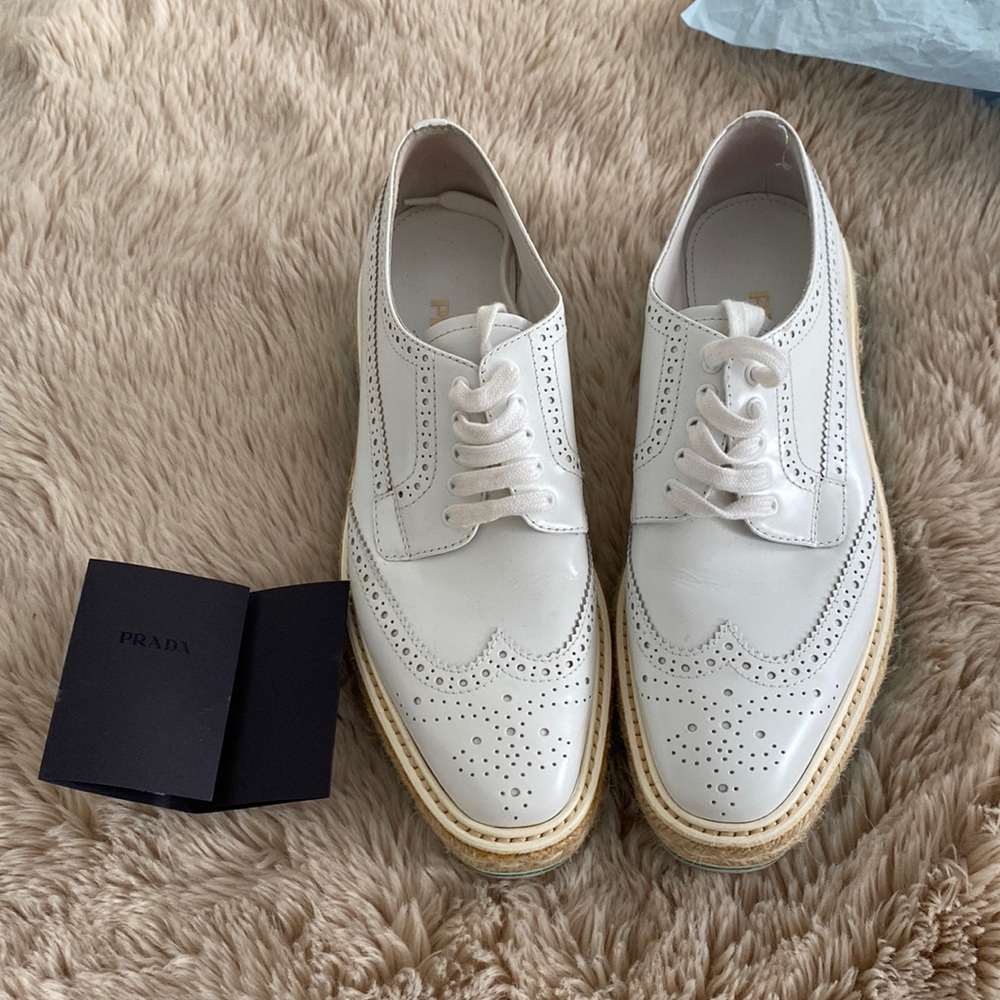 Prada Oxford platforms